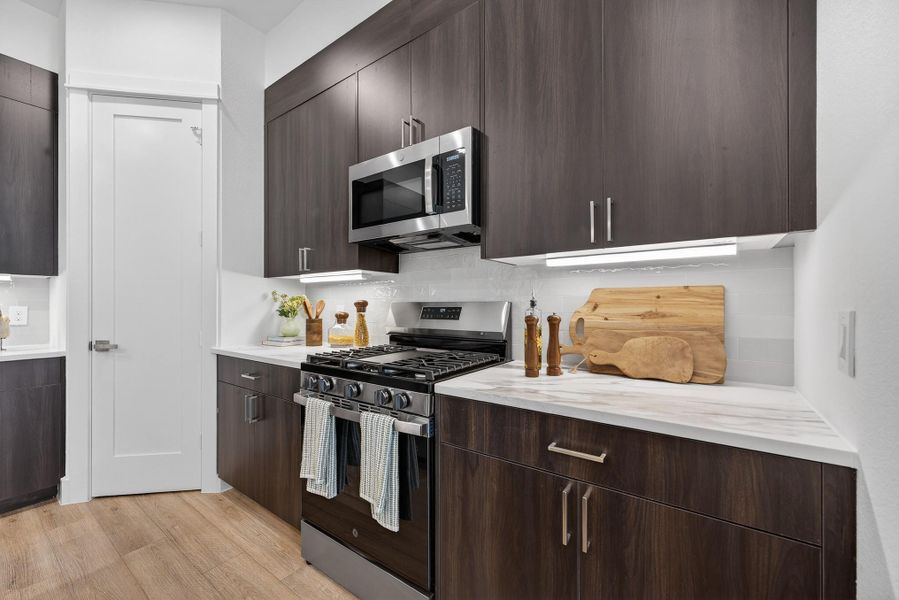 Furnished interior view inside a new home in , Houston (Image 33).