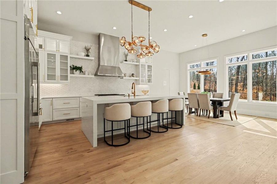 Furnished interior view inside a new home in , Alpharetta (Image 17).