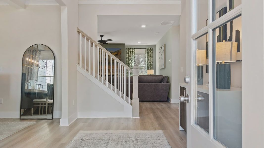 Furnished interior view inside a new home in Riverbend Overlook, Fayetteville (Image 6).