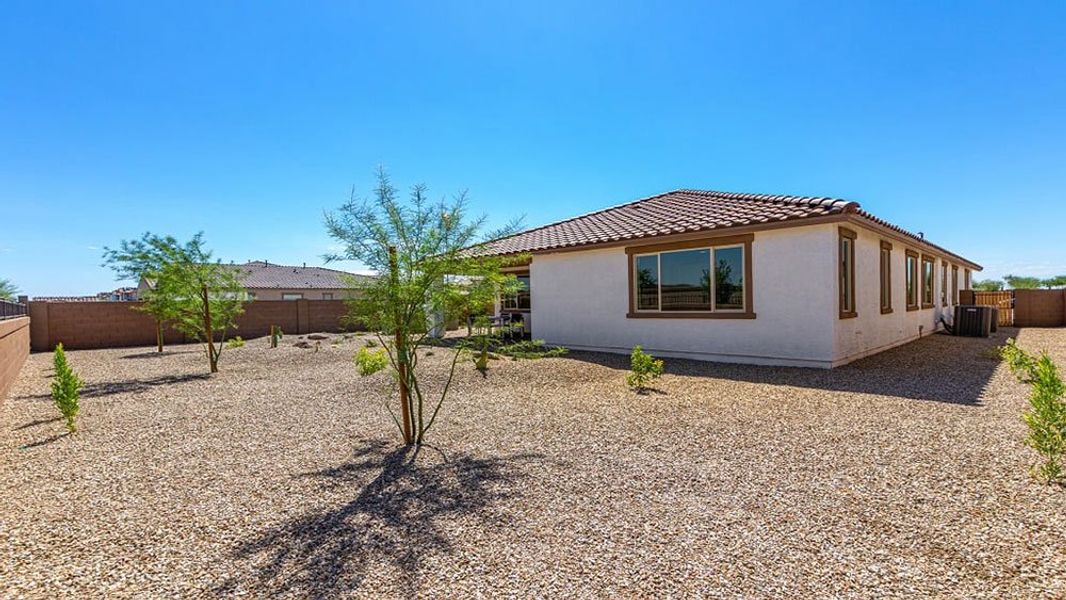 Representative exterior photo of a completed home built from the 45RM2 by Taylor Morrison in Almeria at Rancho Mercado, Surprise, AZ (Image 22). Representative exterior photo of a completed home built from the 45RM2 by Taylor Morrison in Almeria at Rancho Mercado, Surprise, AZ (Image 22).