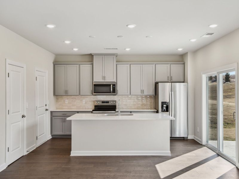 Furnished interior view inside a new home in Seattle Crossing, Shelby (Image 4).