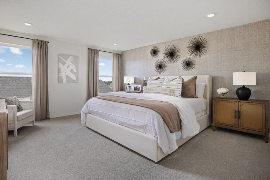 Representative furnished interior of a home built from the 2387 Modeled by KB Home in Robins Run, Lake Wales (Image 7).