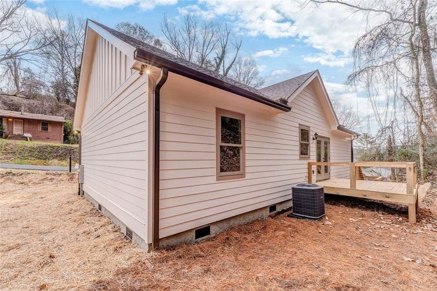 Exterior details and patio area of a home in , Ellijay (Image 30). Exterior details and patio area of a home in , Ellijay (Image 30).