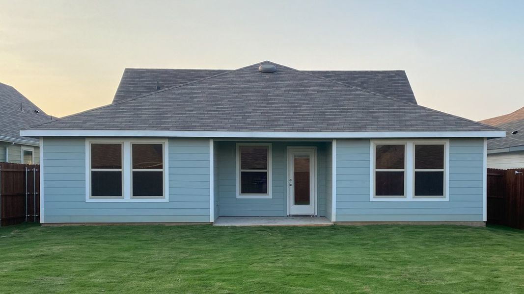 Exterior details and patio area of a home in Creeks at Burnett Trail, Canton (Image 2). Exterior details and patio area of a home in Creeks at Burnett Trail, Canton (Image 2).