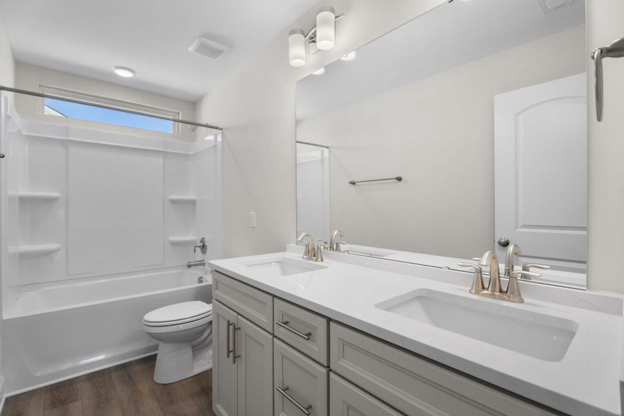 Furnished interior view inside a new home in Monterra, Kernersville (Image 12). Furnished interior view inside a new home in Monterra, Kernersville (Image 12).