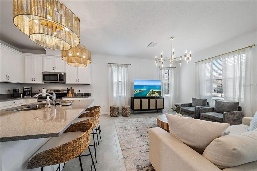 Furnished interior view inside a new home in , Sarasota (Image 4).
