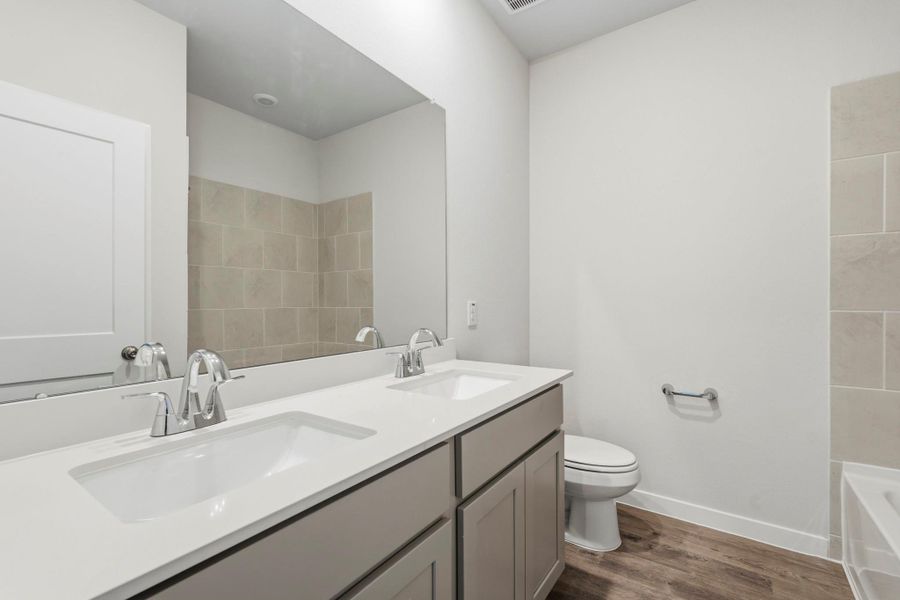 Furnished interior view inside a new home in Mirabella, Brookshire (Image 11).