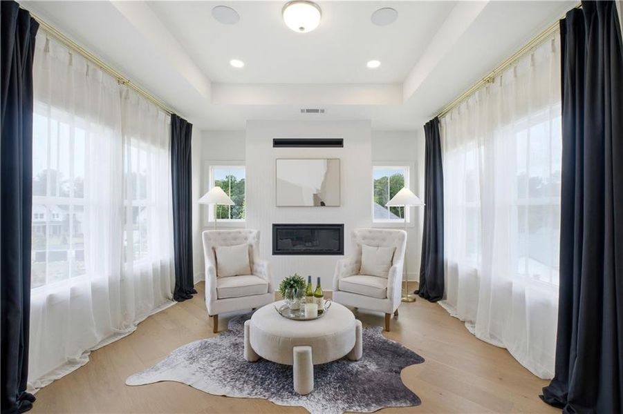 Furnished interior view inside a new home in , Alpharetta (Image 32).