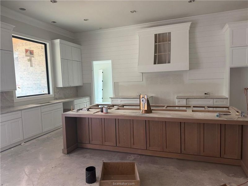 In-progress construction of a new home in , College Station, TX (Image 4).