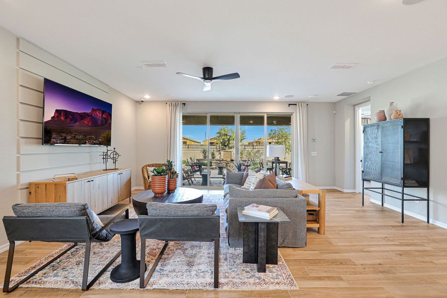 Representative furnished interior of a home built from the Sepia by Mattamy Homes in Empire Pointe, Queen Creek (Image 17).