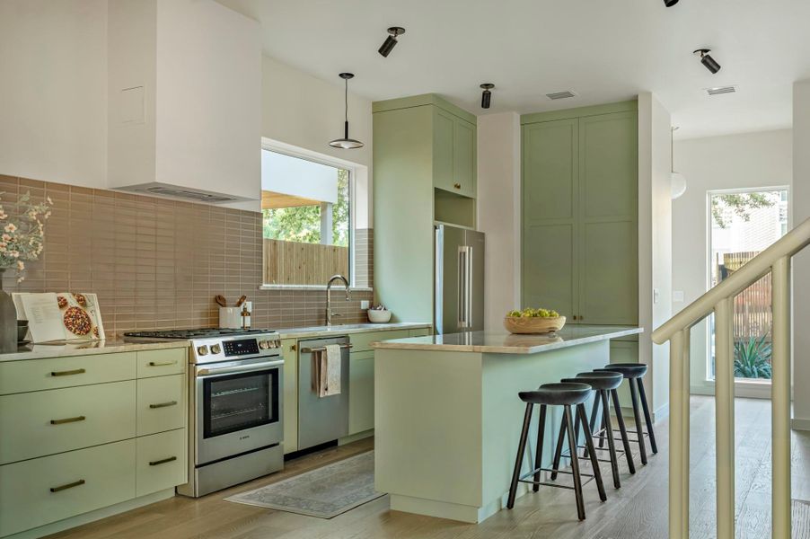 Furnished interior view inside a new home in , Austin (Image 6). Furnished interior view inside a new home in , Austin (Image 6).