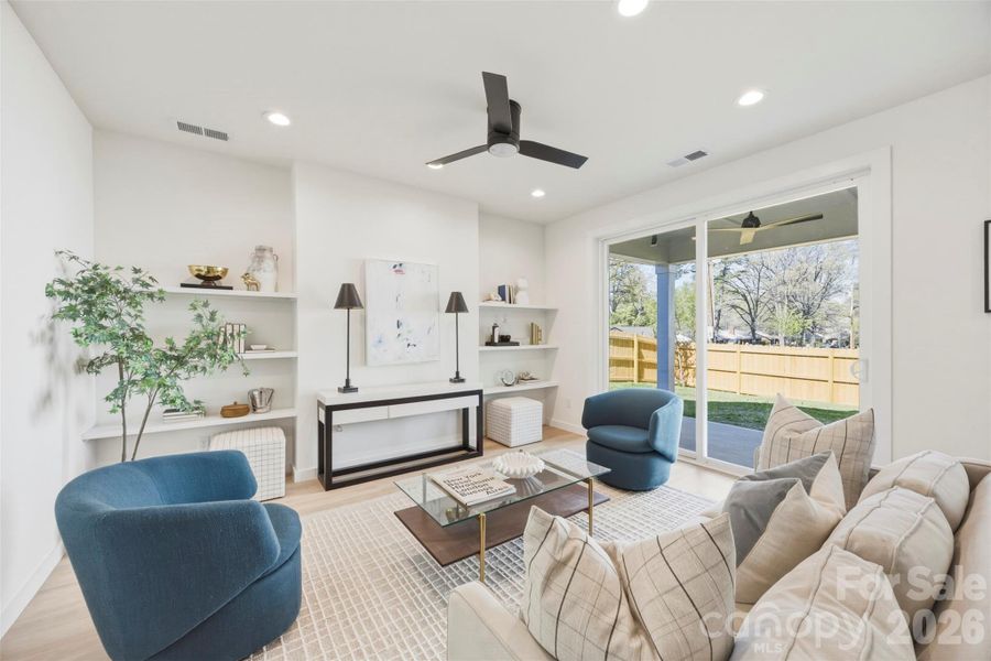 Furnished interior view inside a new home in , Charlotte (Image 8).