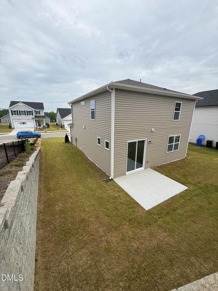 Lot 28 rear of Home Lot 28 rear of Home