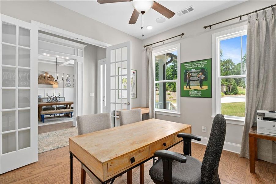 Furnished interior view inside a new home in , Cumming (Image 54).