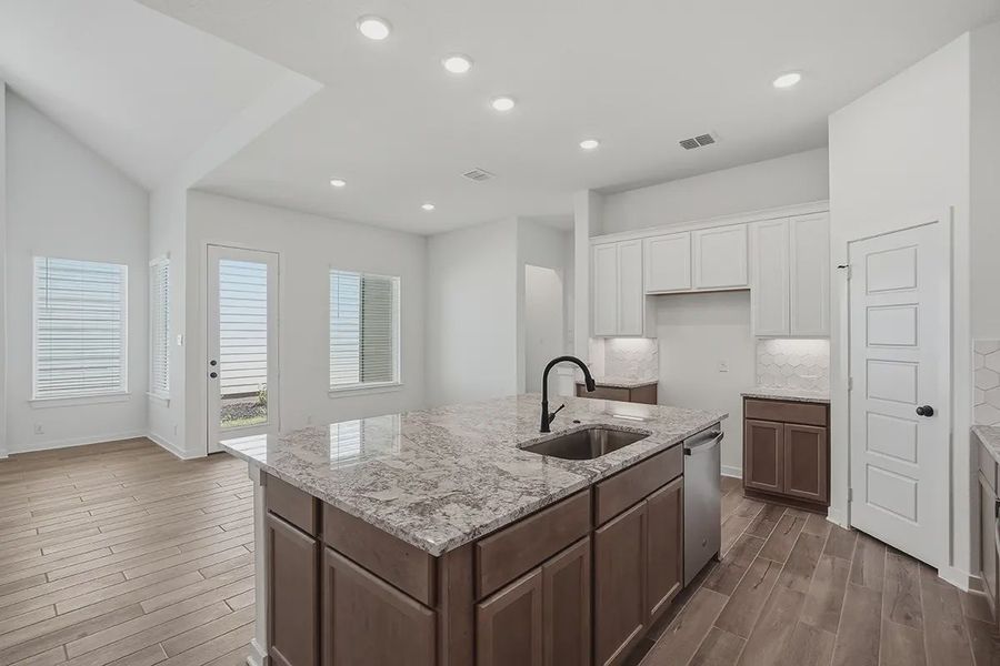 Furnished interior view inside a new home in The Crossvine, Schertz (Image 9).