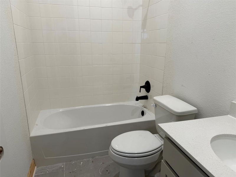 Construction progress - bathroom