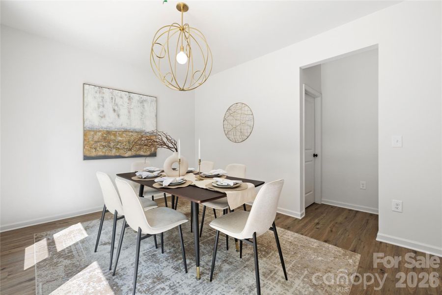 Representative Photo: Dining Area Representative Photo: Dining Area