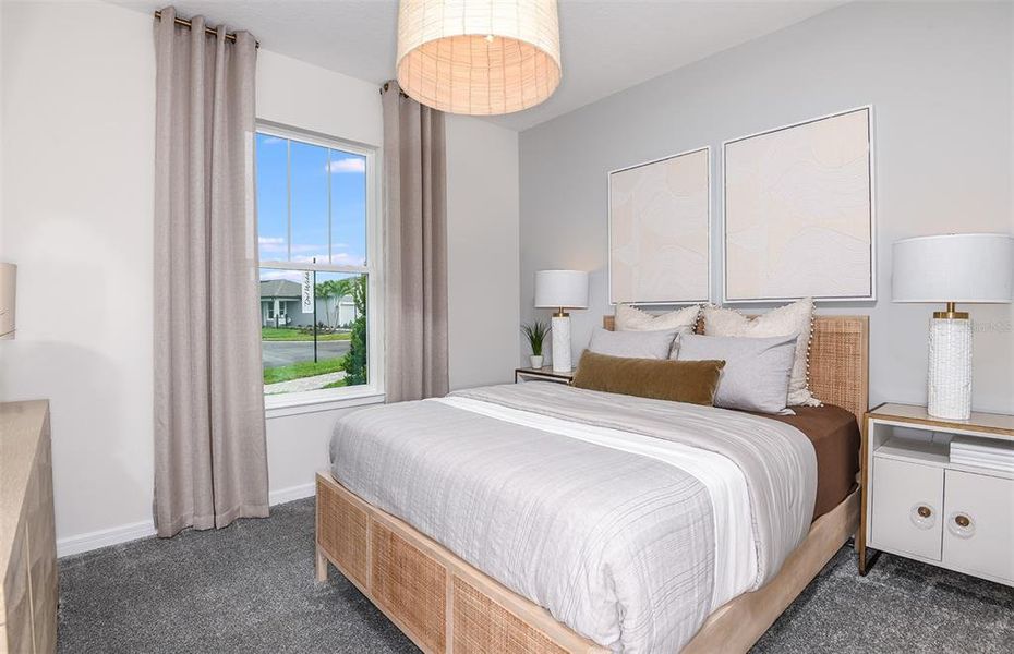 Furnished interior view inside a new home in Del Webb River Reserve, Spring Hill (Image 5). Furnished interior view inside a new home in Del Webb River Reserve, Spring Hill (Image 5).