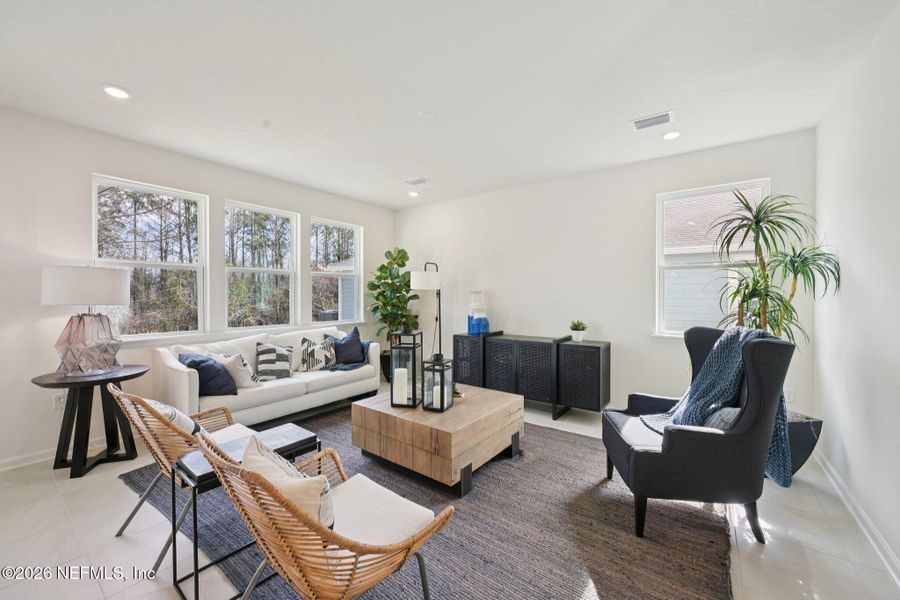 Furnished interior view inside a new home in Panther Creek, Jacksonville (Image 7).