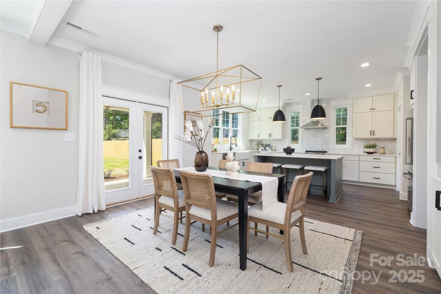 Furnished interior view inside a new home in , Charlotte (Image 2). Furnished interior view inside a new home in , Charlotte (Image 2).