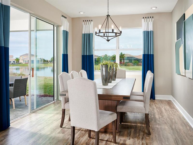 Furnished interior view inside a new home in Magnolia Bay - Reserve Series, Nokomis (Image 6).