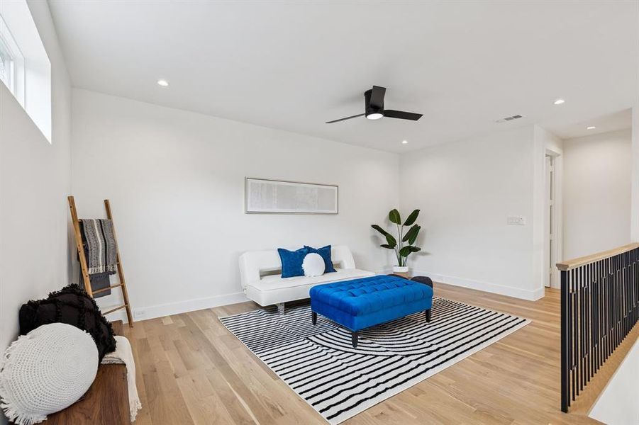 Furnished interior view inside a new home in , Dallas (Image 5).