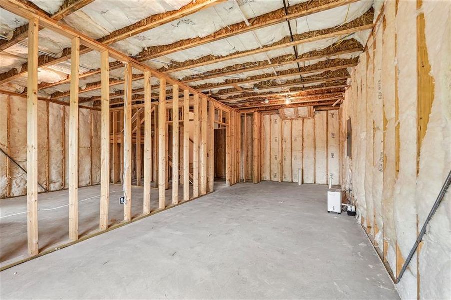 In-progress construction of a new home in Millcroft Townhomes, Buford, GA (Image 56).