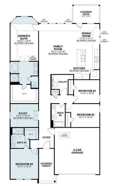 2D floor plan layout of this home in Hallimore Ranch, Rosenberg, TX (Image 2). 2D floor plan layout of this home in Hallimore Ranch, Rosenberg, TX (Image 2).