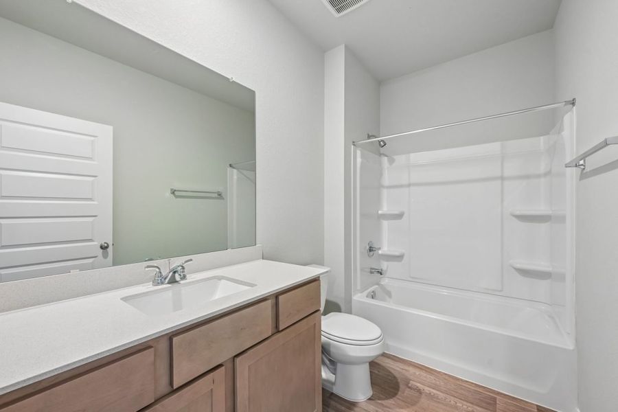 Furnished interior view inside a new home in Harrington Trails, New Caney (Image 12).