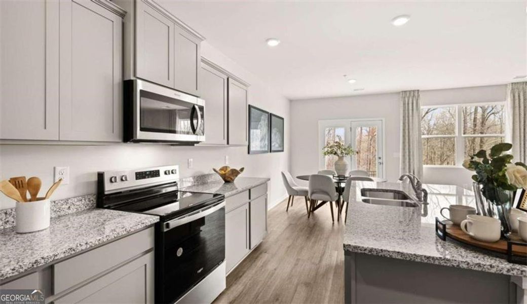 Furnished interior view inside a new home in Echo Glen, Stockbridge (Image 18).