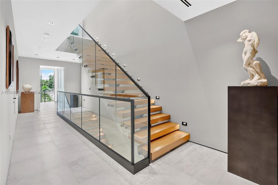 Furnished interior view inside a new home in , Miami (Image 15).