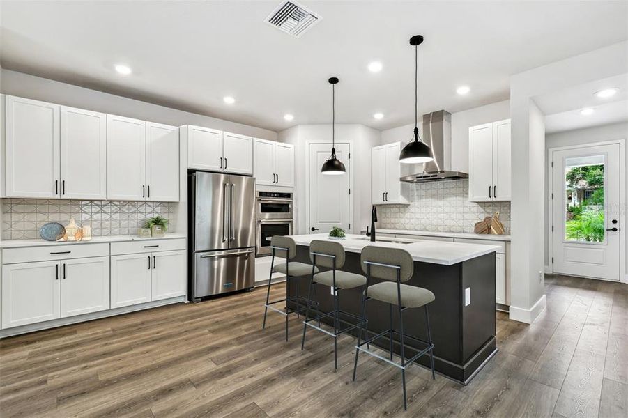 Furnished interior view inside a new home in , Tampa (Image 16). Furnished interior view inside a new home in , Tampa (Image 16).