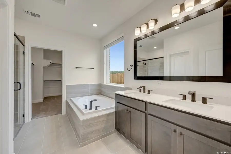 Furnished interior view inside a new home in Davis Ranch 50', San Antonio (Image 8).