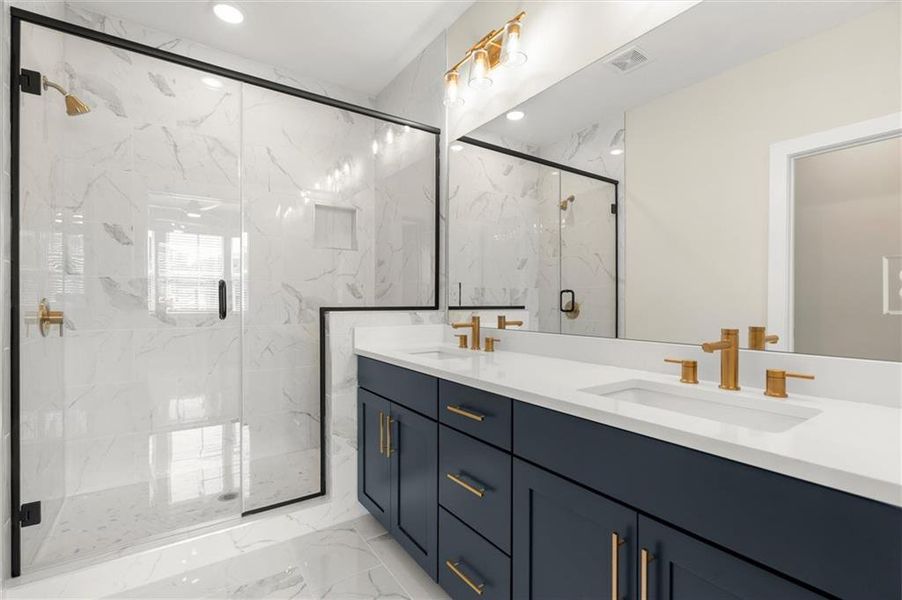 Furnished interior view inside a new home in The Gathering – Alpharetta, Alpharetta (Image 6).