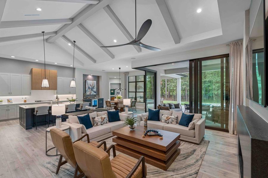Representative furnished interior of a home built from the Copperleaf by AR HOMES in Southern Hills Plantation, Brooksville (Image 7).