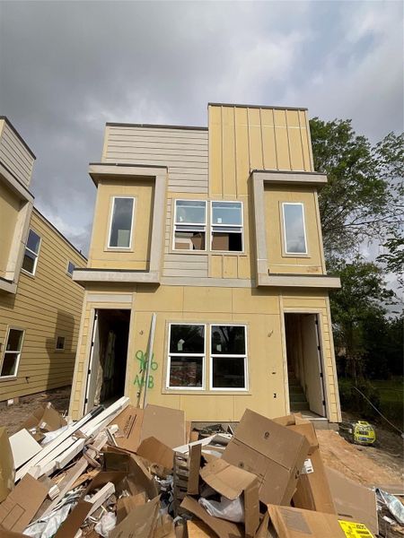 In-progress construction of a new home in , Houston, TX (Image 30).