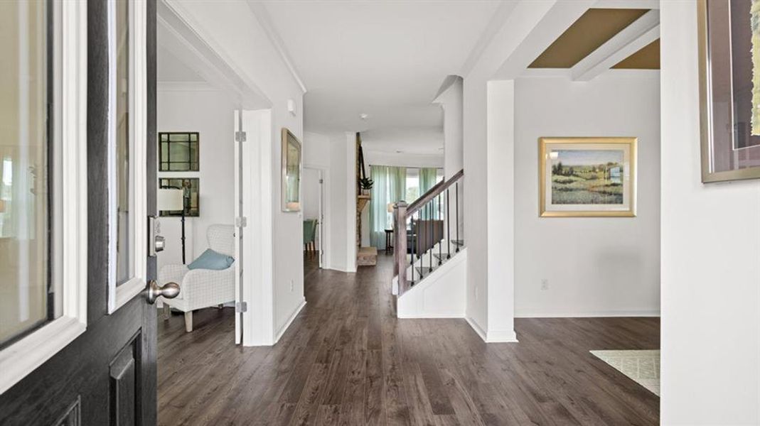 Furnished interior view inside a new home in Heritage Pointe, Senoia (Image 24).