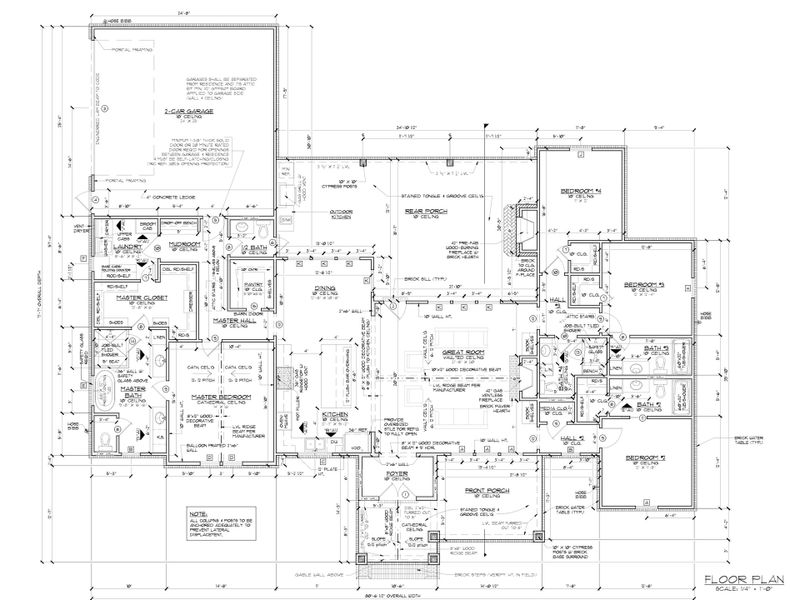 2D floor plan layout for the Rebekah by Zeal Home Builders in Oak Water Ranch, Granbury, TX (Image 5). 2D floor plan layout for the Rebekah by Zeal Home Builders in Oak Water Ranch, Granbury, TX (Image 5).