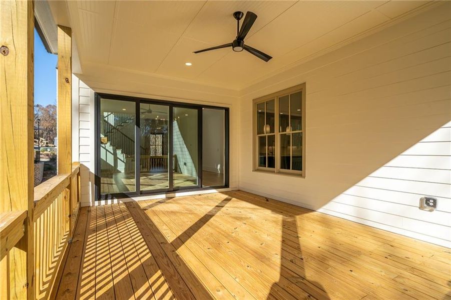 Exterior details and patio area of a home in , Ball Ground (Image 28).