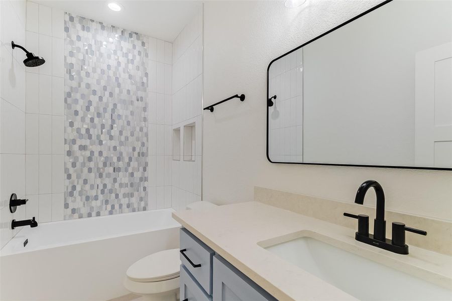 Furnished interior view inside a new home in , Cottonwood Shores (Image 13).