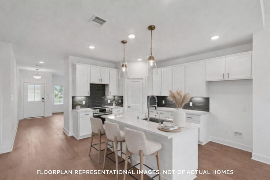 Furnished interior view inside a new home in Miller's Pond, Rosenberg (Image 9).