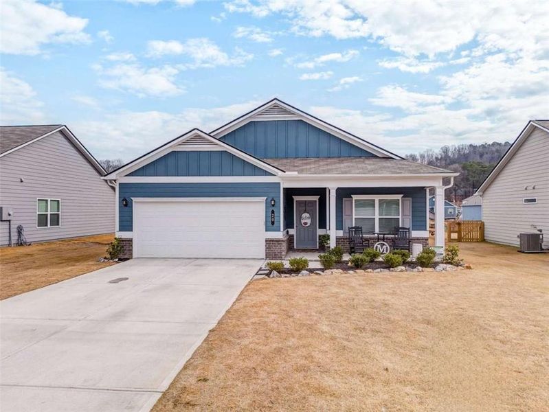 Front exterior of a new home in , Rome, GA, highlighting curb appeal (Image 22).