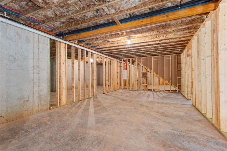 In-progress construction of a new home in , Ball Ground, GA (Image 51).