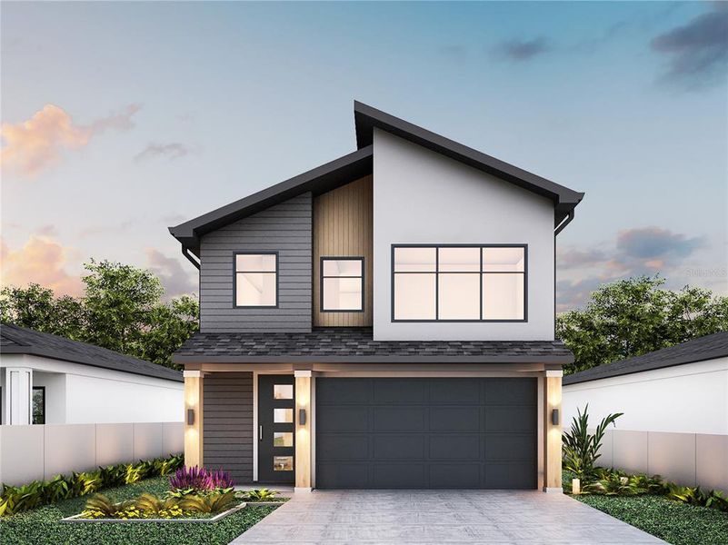 Front exterior of a new home in , Largo, FL, highlighting curb appeal (Image 2).