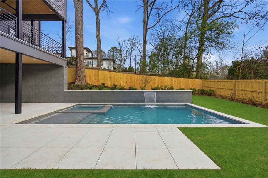 Exterior details and patio area of a home in , Atlanta (Image 31).