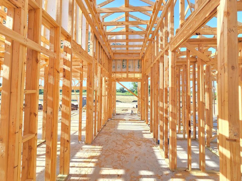 In-progress construction of a new home in , Missouri City, TX (Image 5).