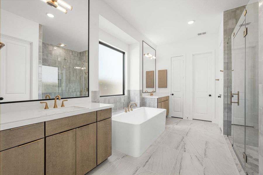 Furnished interior view inside a new home in Jubilee 45', 70', Hockley (Image 5).
