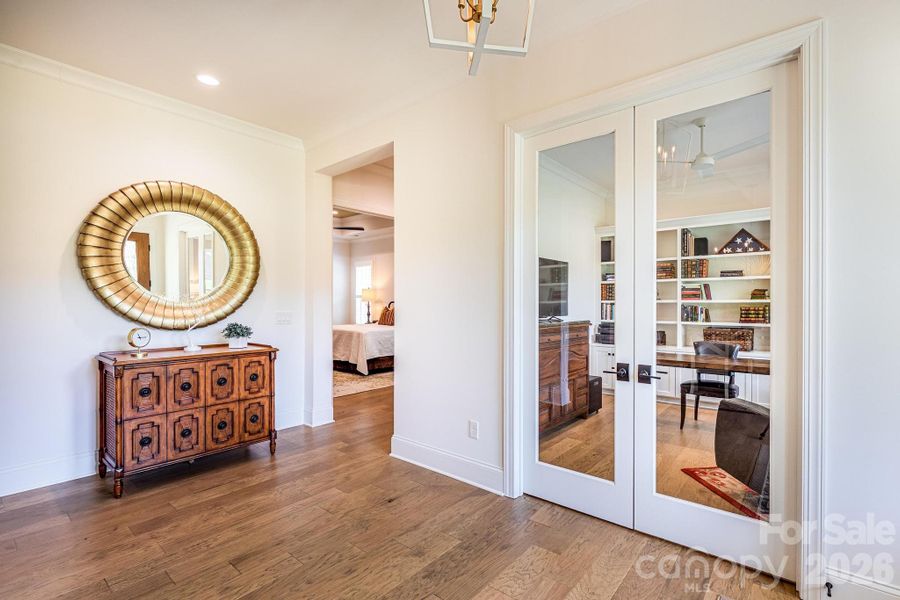 Foyer looking into the Den or Office