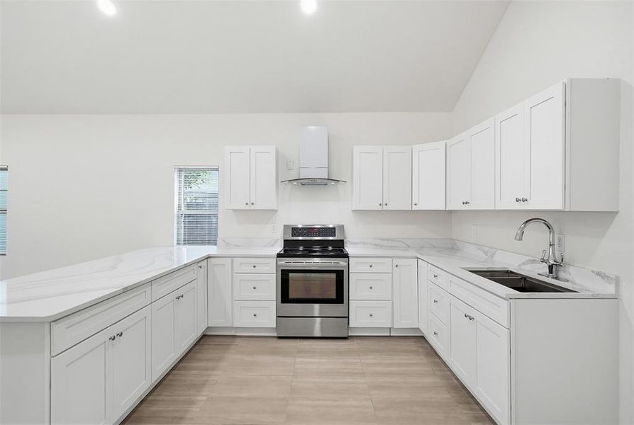Furnished interior view inside a new home in , Fort Worth (Image 11).