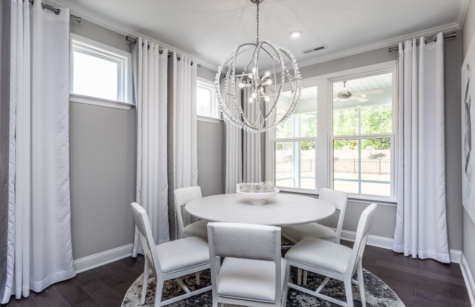 Furnished interior view inside a new home in Carolina Riverside, Belmont (Image 8).